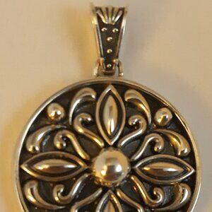 MWS Large Sterling Silver 925 Pendant / Mexico / 23 Grams